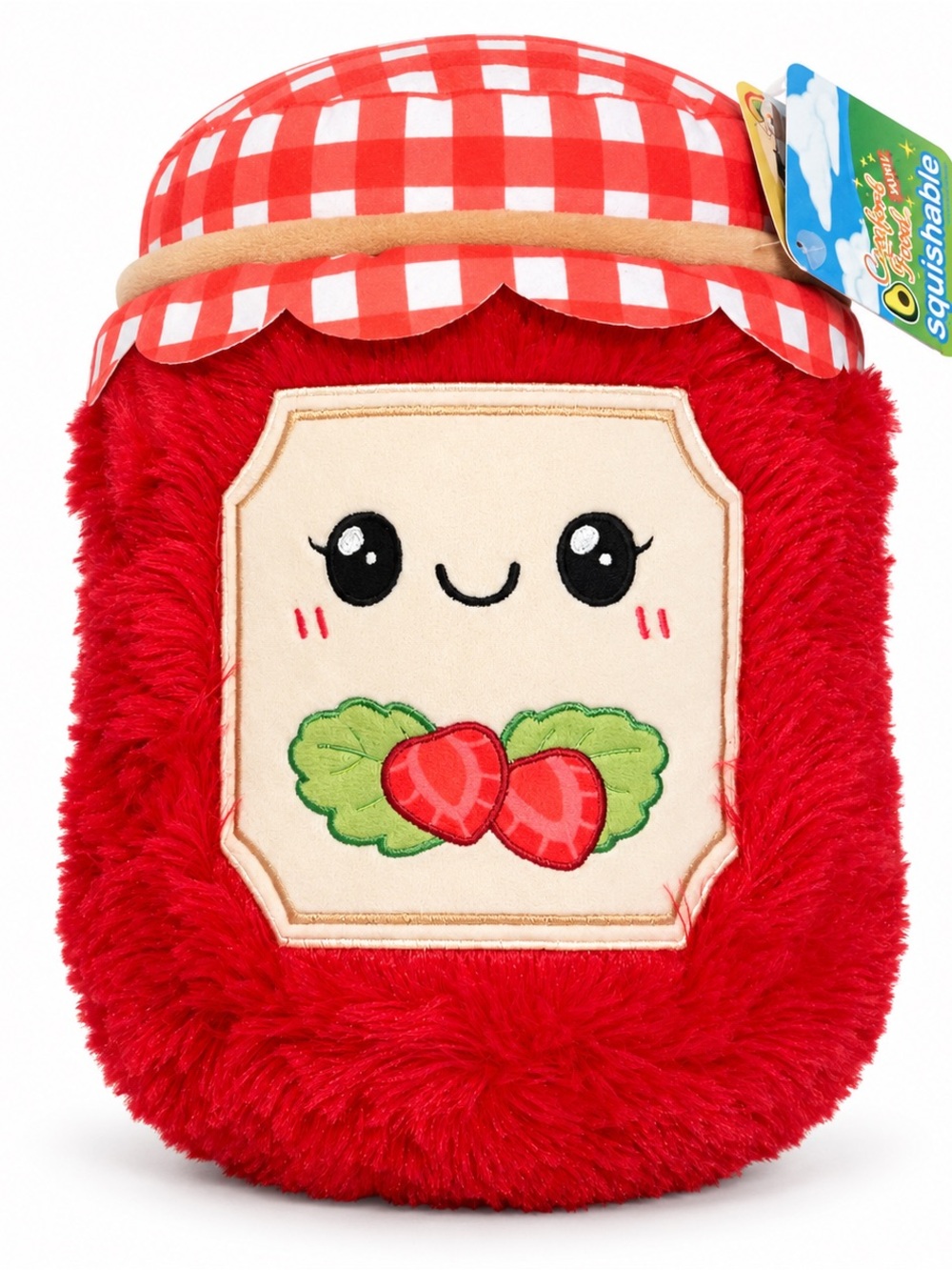Squishable Comfort Food Strawberry Jam Plush 10” New With Tags